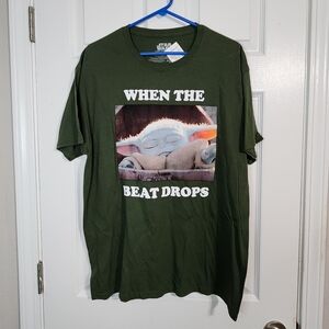 NWT baby Yoda green grogu size L